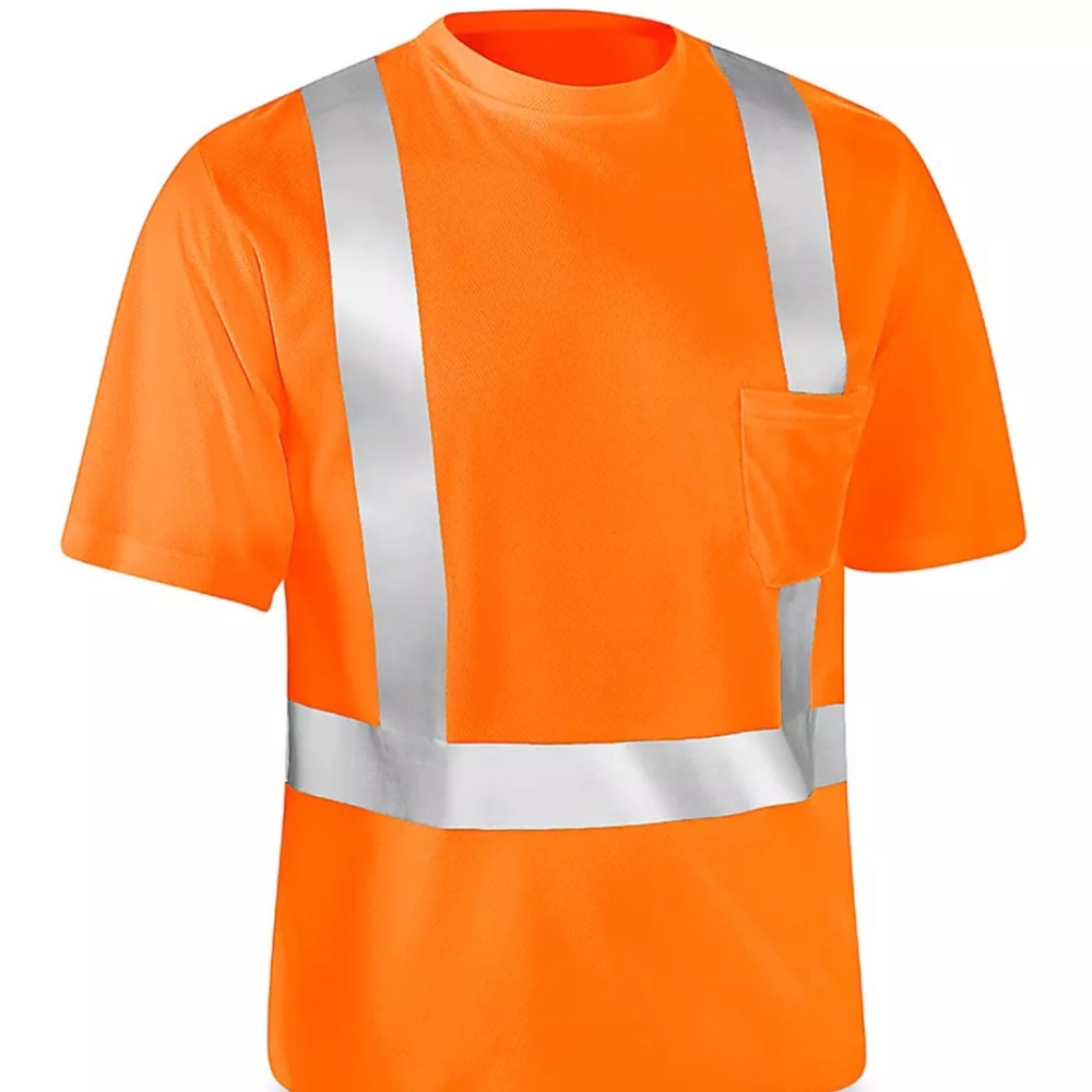 Safety HI-Visibility Construction 🦺 Reflective T-Shirt NWT size 2XL, in package